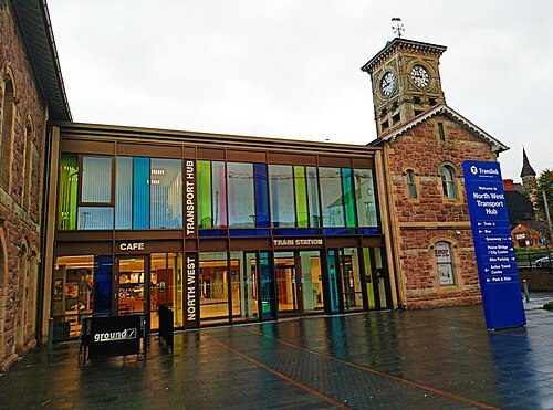 Derry~Londonderry railway station on the scenic Belfast-Derry railway line run by Northern Ireland Railways