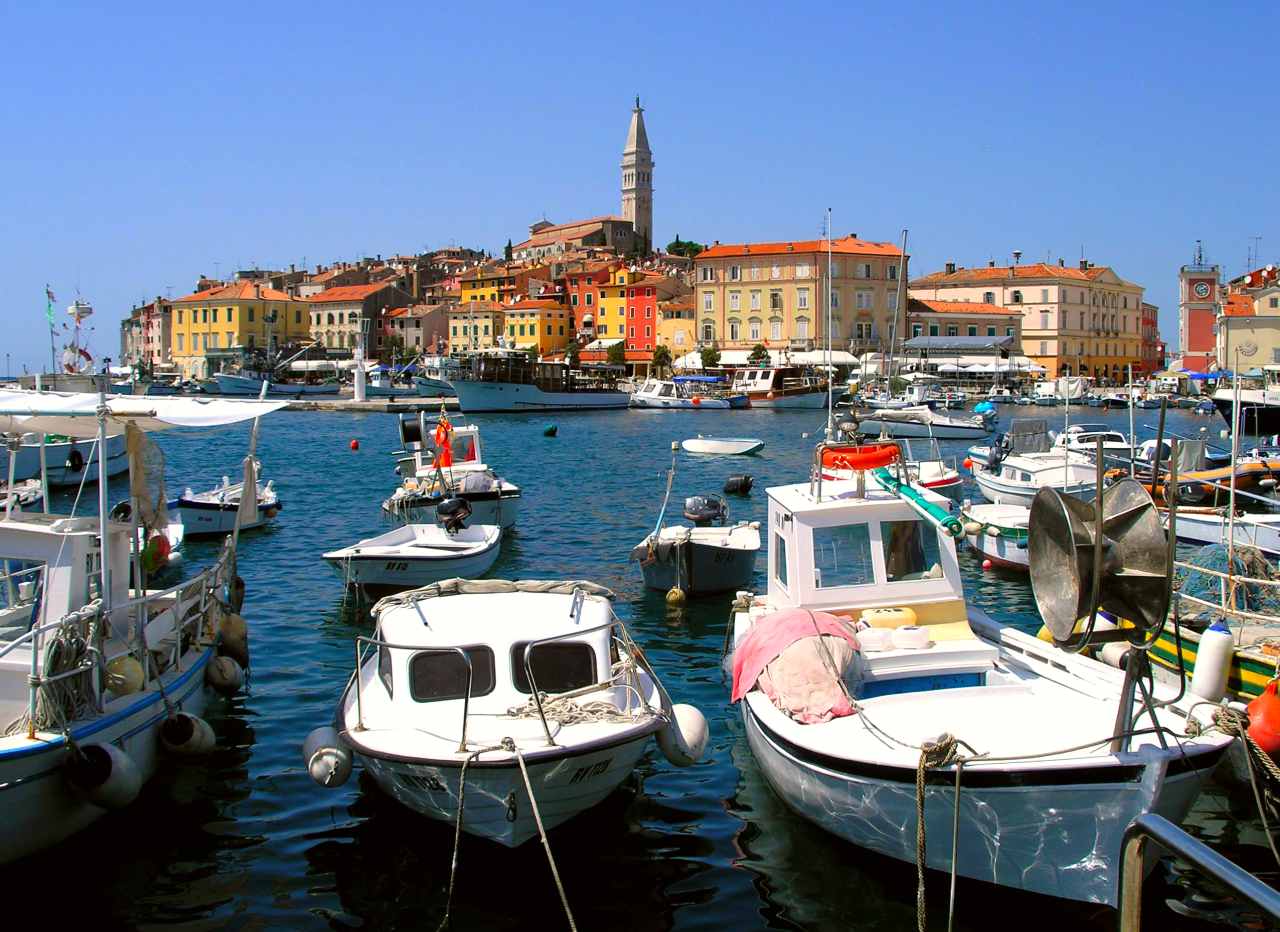 Coastal view of Rovinj