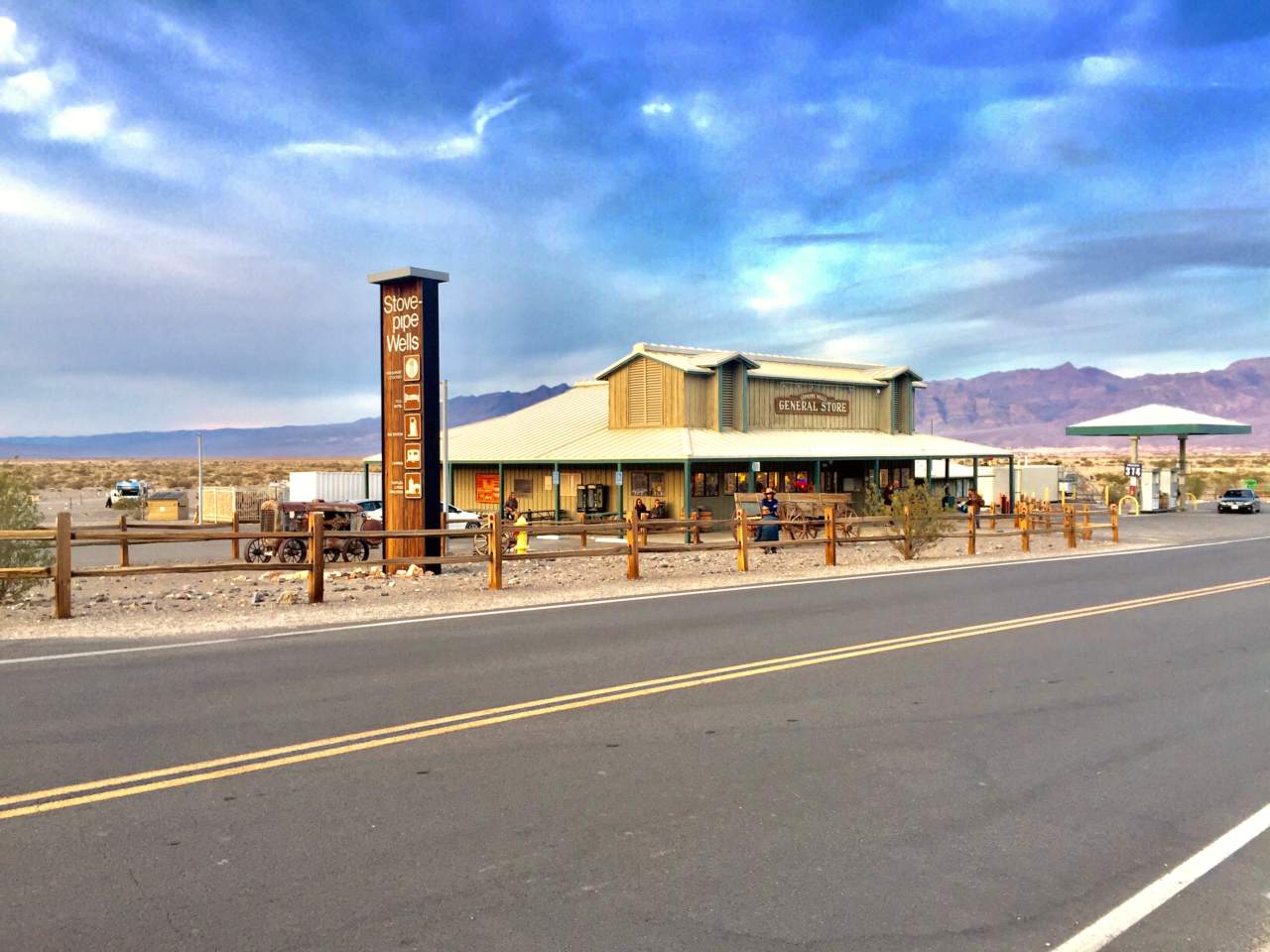 Lokaal eten en drinken - Death Valley