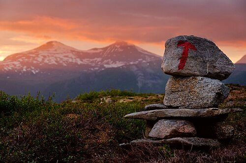Norwegian trail marking, Trollheimen