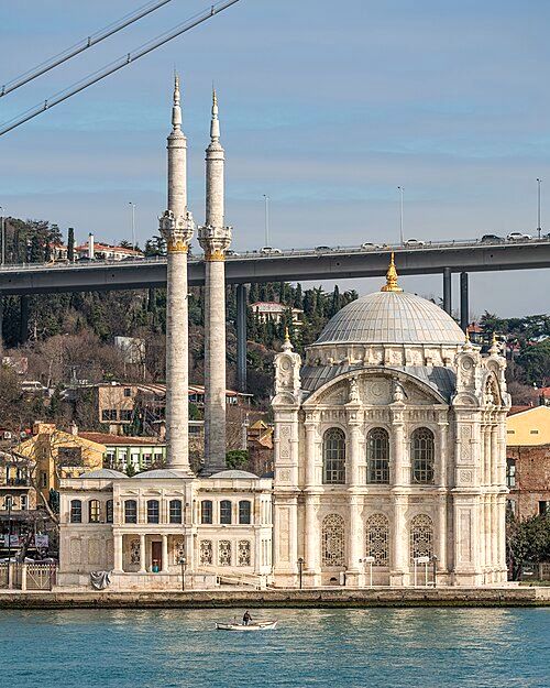 Ortaköy Mosque and the Bosphorus Bridge