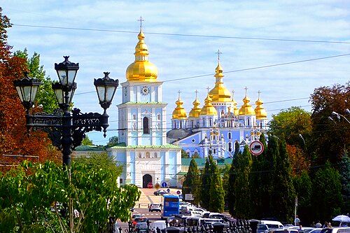 St. Michael's Golden-Domed Monastery in Kyiv.