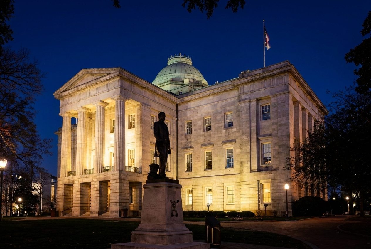 Bezoek aan het North Carolina State Capitol