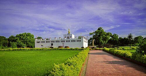 Mayadevi Temple marking the Buddha's birthplace in Lumbini