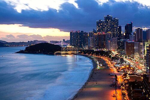 Haeundae Beach in Busan