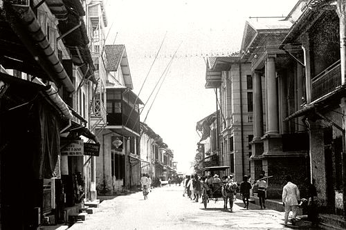 Market Street (Passarstraat) in the early 20th century