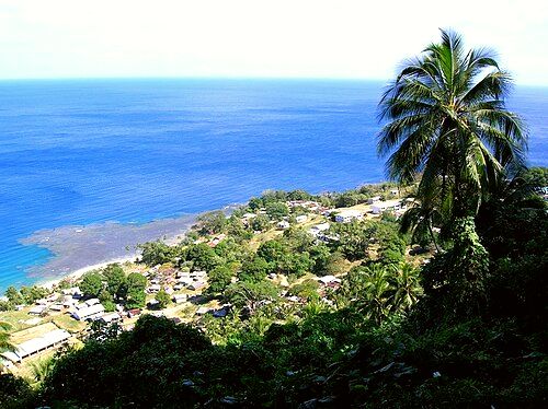 The village of Melsisi on Pentecost