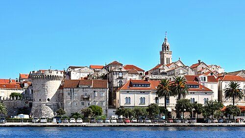 Korčula, town