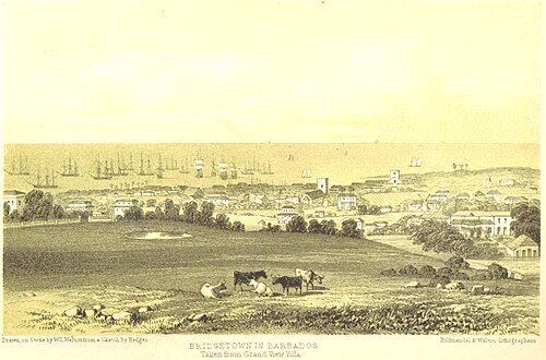Bridgetown, Barbados in 1848