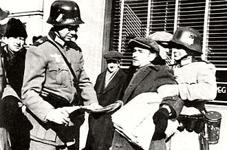 In 1942, the Canadian Victory Loan campaign simulated a Nazi occupation of the city to raise war bonds.