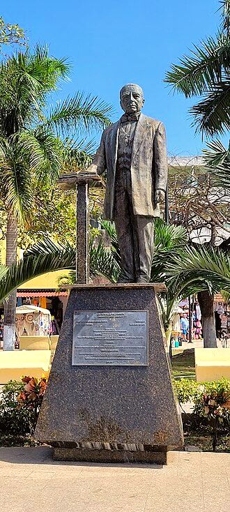 Benito Juarez Monument in Cozumel