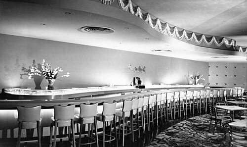 Bar in the Hotel Varadero Internacional, circa 1951