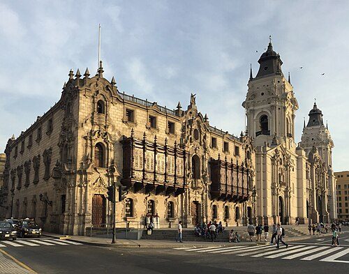 The Cathedral of Lima in the Historic Centre of Lima