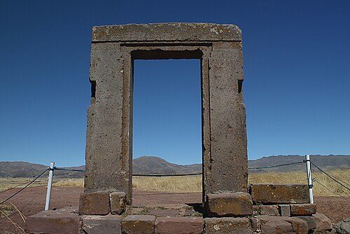 The Gate of the Moon in Tiwanaku