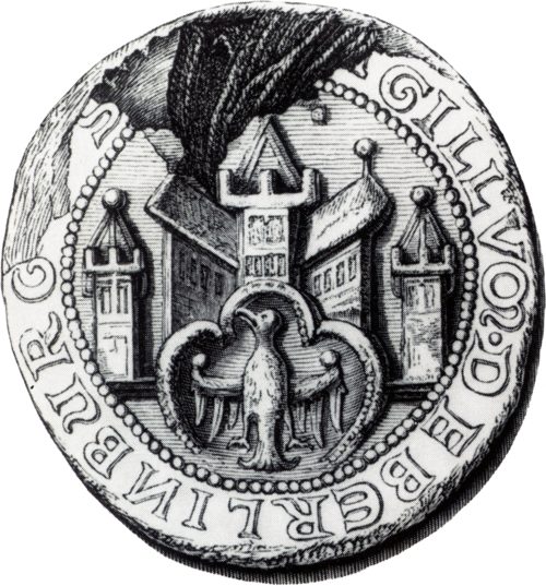 The oldest seal of Berlin, dating back to 1253