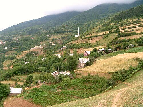Kürtün village in Gümüşhane