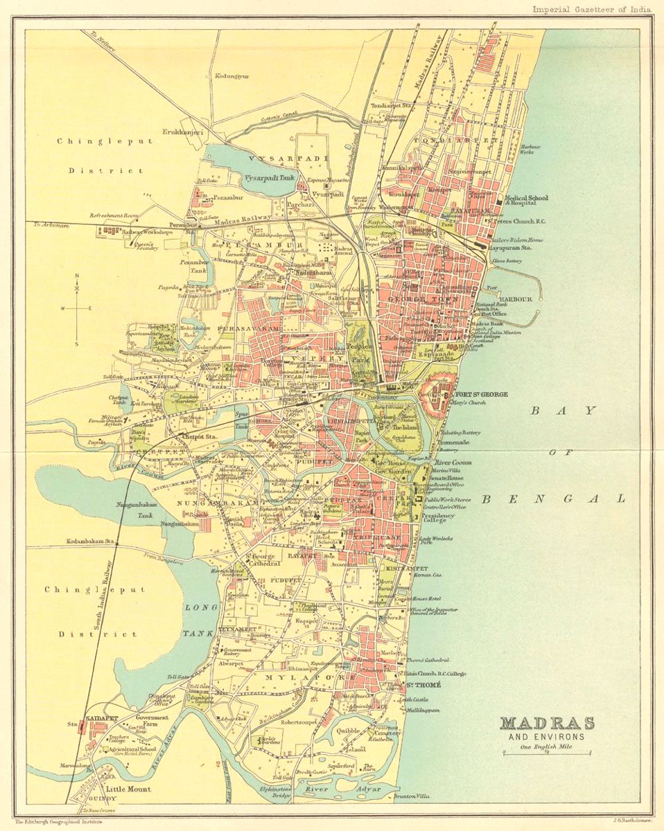 Geschiedenis - Chennai