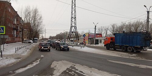 Omsk, industrial area