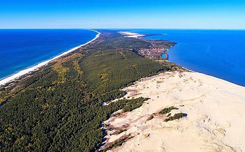 Curonian Spit in Kaliningrad Oblast, Russia