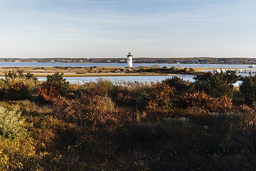 Edgartown Harbor Light in Autumn