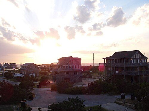 Sunset over Avon