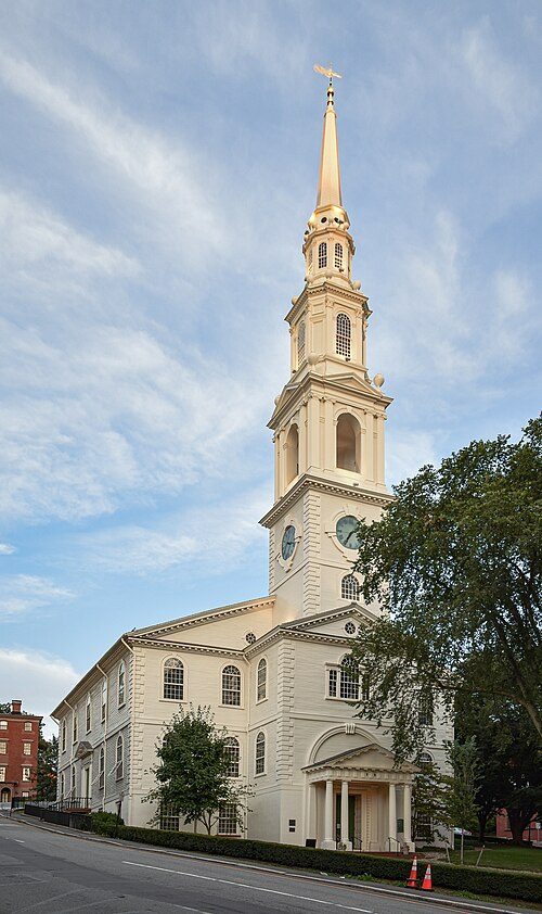 The First Baptist Church in America is the oldest Baptist congregation in America, founded by Roger Williams in 1638. Its present meetinghouse was first occupied in 1775.