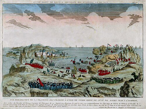 In 1762, the British and French fought in the Battle of Signal Hill. It was the last battle of the North American theatre in the Seven Years' War.